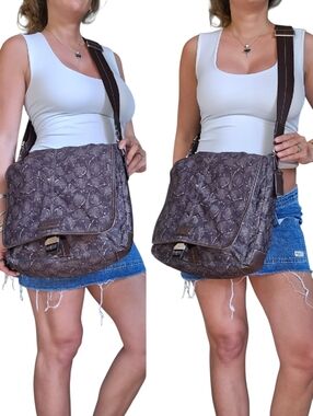 Coach Messenger School Bag Heritage Web Military Green Khaki Camo Utility Print